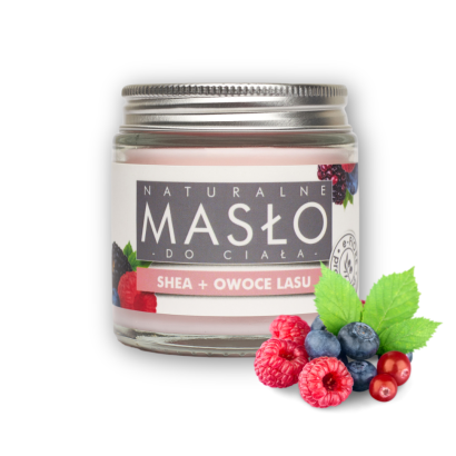 Masło do ciała 100% naturalne Shea Butter OWOCE LASU 120ml