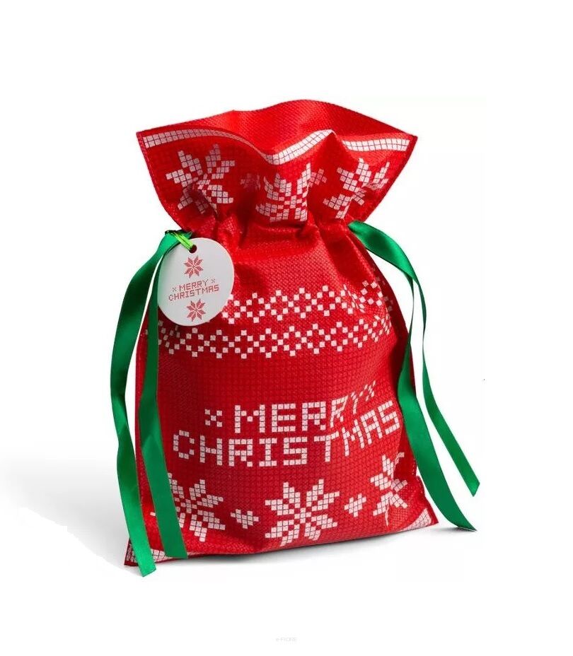 Torebka preznetowa WOREK ŚWIĄTECZNY 20X30 MERRY CHRISTMAS