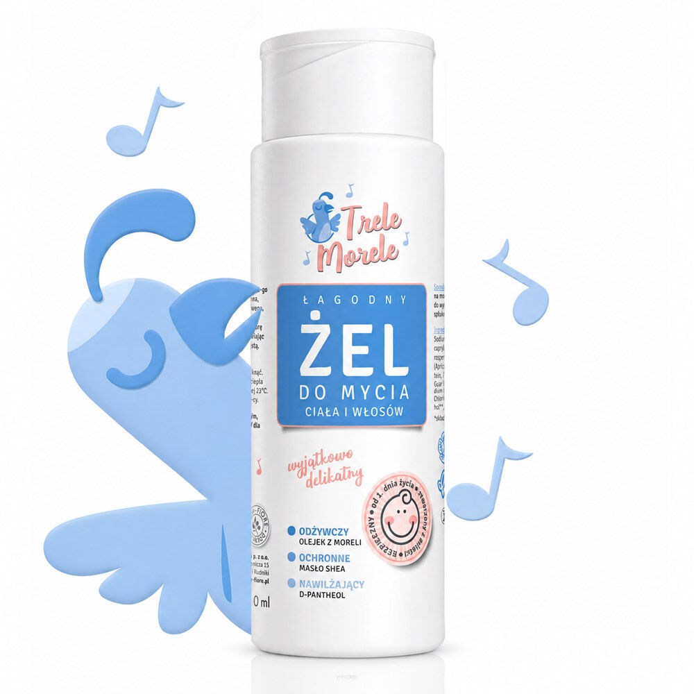 TRELE MORELE 2w1 ultra delikanty żel i szampon dla dzieci do mycia ciała i włosów 280ml