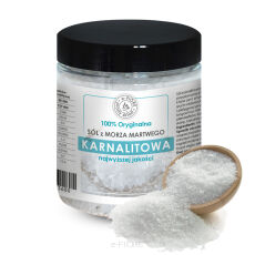 Sól Lecznicza KARNALITOWA z minerałami z MORZA MARTWEGO 500g