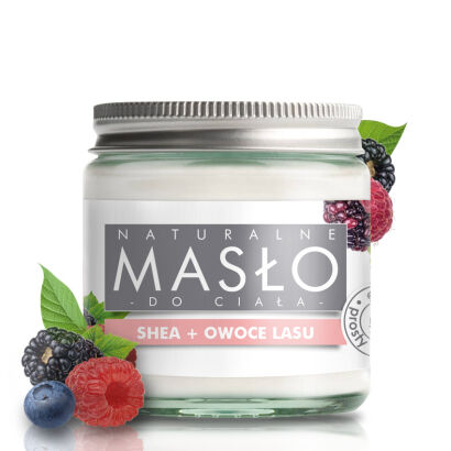 GRATIS Masło do ciała 100% naturalne Shea Butter OWOCE LASU 120ml