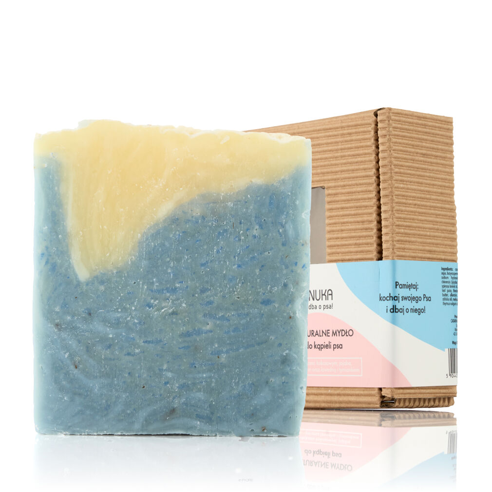 NUKA mydło do kąpieli dla PSA, gęsta piana, argan, jojoba, lawenda, melisa, tymianek 100g