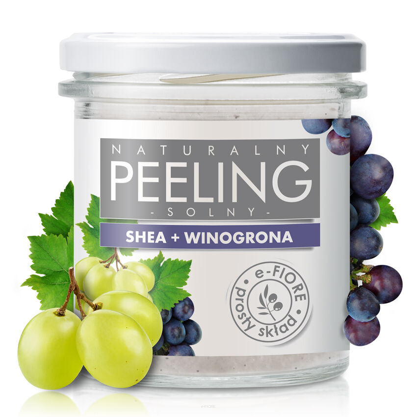 Naturalny peeling solny do ciała WINOGRONOWY 350g