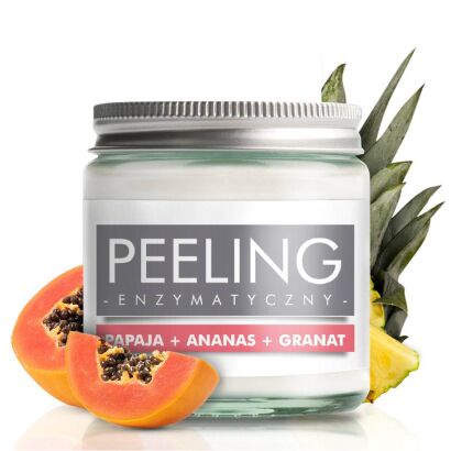 Profesjonalny peeling enzymatyczny z kwasami owocowymi ANANAS PAPAJA GRANAT 40g