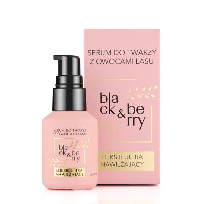 BLACK & BERRY serum ultranawilżające, dwufazowe, lekkie i poprawiające koloryt 30ml