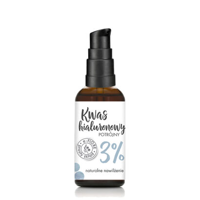 Potrójny Kwas HIALURONOWY wysokie stężenie 3% LIFTING  30ml