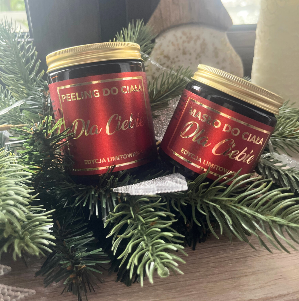 Zestaw świąteczny DLA CIEBIE edycja limitowana, peeling + masło wyjątkowy ZAPACH!