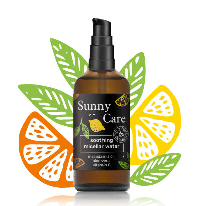 SUNNY CARE naturalny płyn micelarny, nawilża, poprawia koloryt 100ml